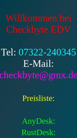 Checkbyte EDV