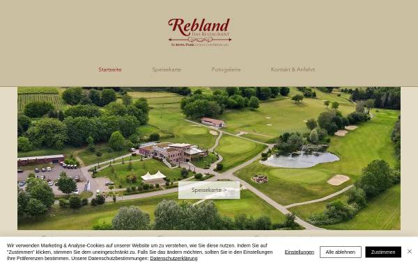 Vorschau von www.rebland-das-restaurant.de, Rebland das Restaurant am Golfclub Herbolzheim