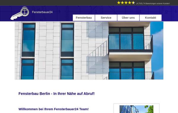 Vorschau von fensterbauer24.com, Fensterbau Berlin und Potsdam