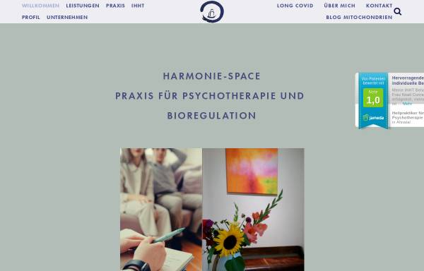 Vorschau von harmonie.space, Ganzheitliche Praxis für Psychotherapie und BioRegulation