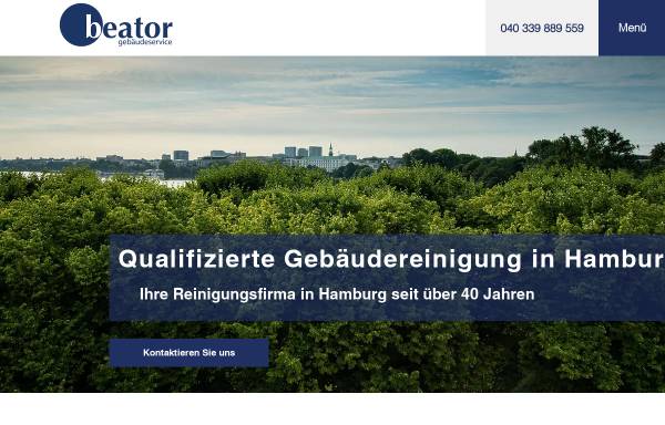 Vorschau von www.beator.de, Beator Gebäudeservice GmbH