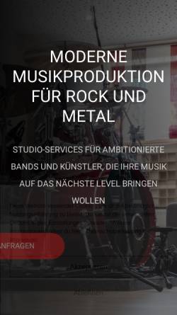 Vorschau der mobilen Webseite www.rcs-studio.de, Red Carpet Studio