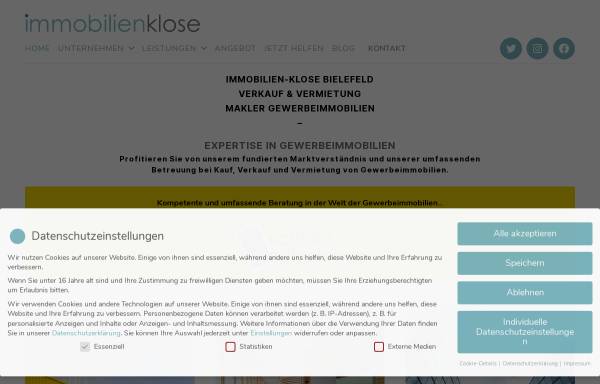 Vorschau von immobilien-klose.com, immobilien-klose