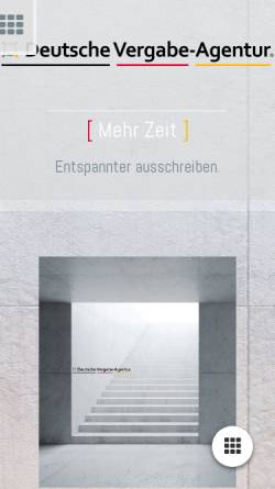 Vorschau der mobilen Webseite deutsche-vergabeagentur.de, Deutsche Vergabe-Agentur GmbH