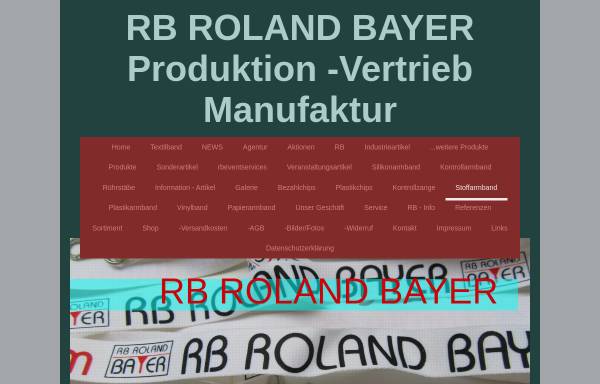 Vorschau von www.stoffarmband.de, Stoffarmband.de - RB ROLAND BAYER
