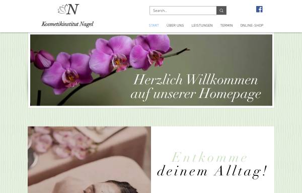 Vorschau von www.kosmetik-ahrensburg.de, Kosmetikinstitut Nagel