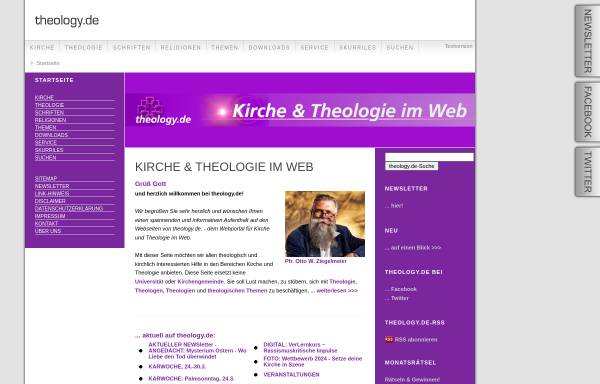 Vorschau von www.theology.de, Theology.de
