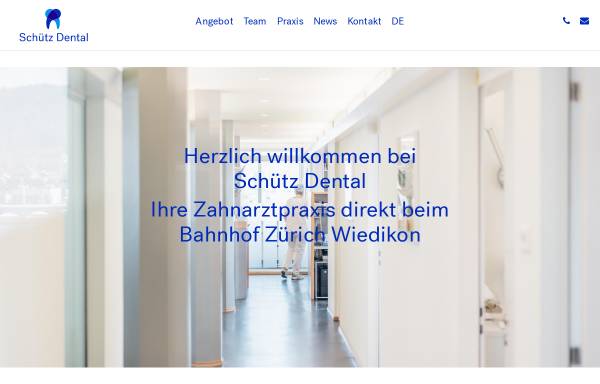 Vorschau von schuetzdental.ch, Schütz Dental