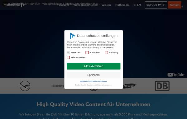 Vorschau von nur-muth.com, muthmedia GmbH