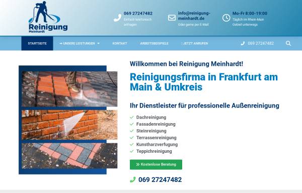 Vorschau von www.reinigung-meinhardt.de, Reinigung Meinhardt
