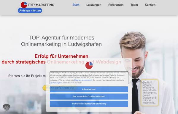 Vorschau von frey-marketing.de, Frey Marketing