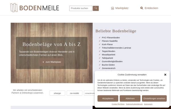 Vorschau von www.bodenmeile.de, Zargo Türen Meile GmbH