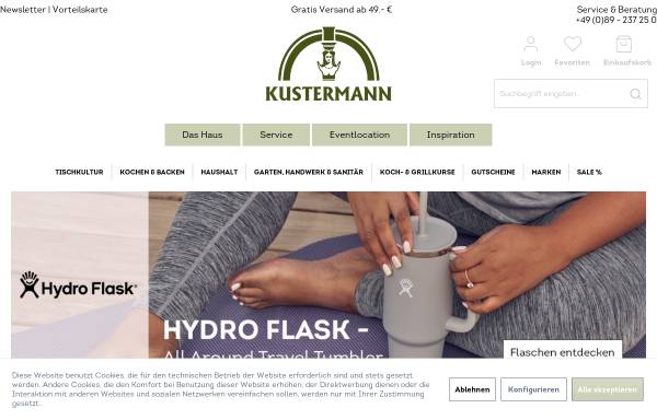 Vorschau von shop.kustermann.de, F.S. Kustermann GmbH