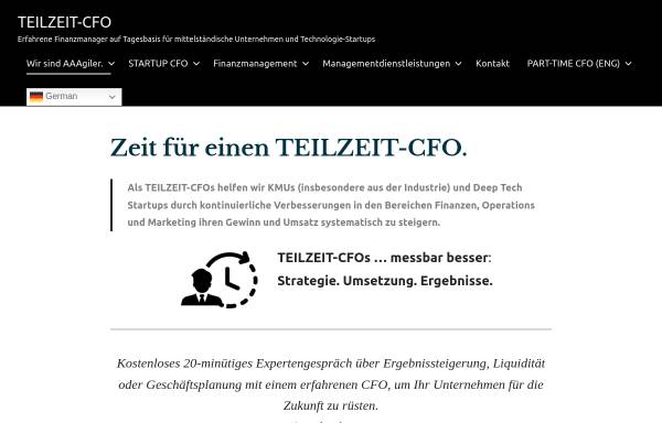 Vorschau von teilzeit-cfo.de, TEILZEIT-CFO (AAAgiler GmbH)
