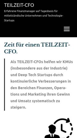 Vorschau der mobilen Webseite teilzeit-cfo.de, TEILZEIT-CFO (AAAgiler GmbH)
