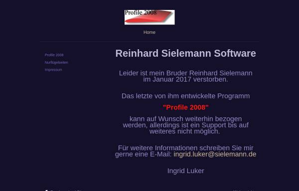 Vorschau von www.sielemann.de, Reinhard Sielemann Software