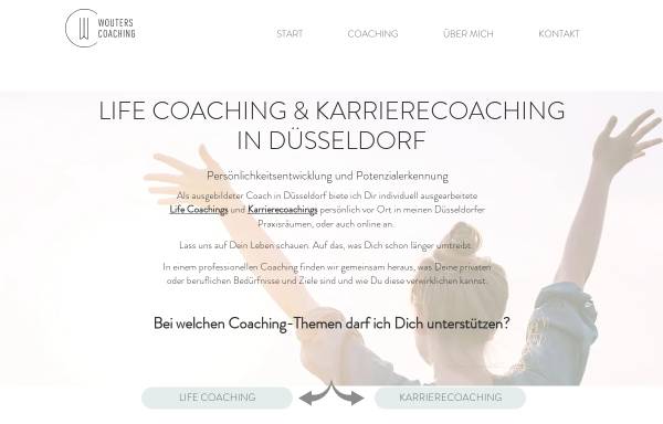 Vorschau von www.wouters-coaching.com, Wouters Coaching Düsseldorf