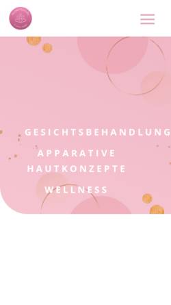 Vorschau der mobilen Webseite www.ingutenhaenden-kosmetik.de, Kosmetikstudio in Guten Händen