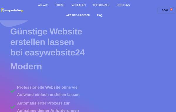 Vorschau von easywebsite24.de, easywebsite24
