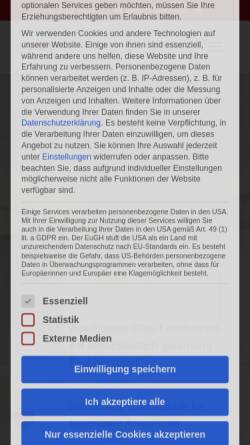 Vorschau der mobilen Webseite graefe-glas.de, Gräfe – Glas- & Fenstertechnik