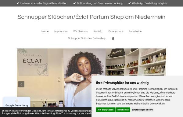 Vorschau von www.eclatparfumshop.de, Eclat Parfum Shop