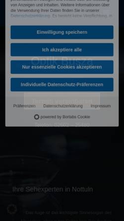 Vorschau der mobilen Webseite augenoptik-nottuln.de, Augenoptik Busza