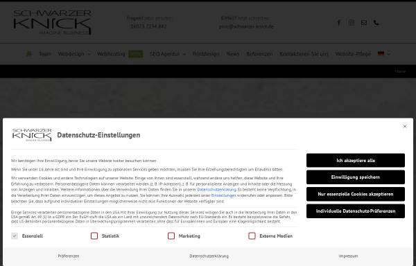 Webdesign Agentur Schwarzer-Knick