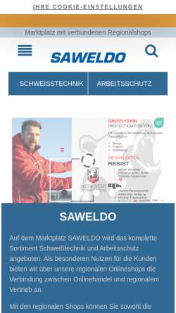 Vorschau der mobilen Webseite www.saweldo.de, SAWELDO