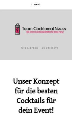 Vorschau der mobilen Webseite team-cocktomat-neuss.de, Team Cocktomat