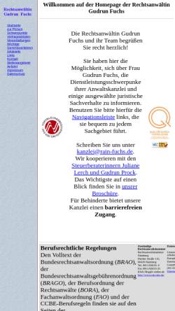 Vorschau der mobilen Webseite www.rain-fuchs.de, Fuchs Gudrun
