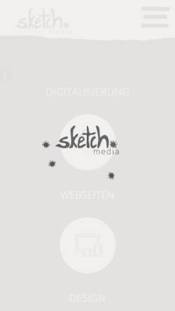 Vorschau der mobilen Webseite sketch.media, sketch.media GmbH