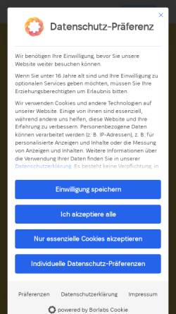 Vorschau der mobilen Webseite brueserwebdesign.de, Tobias Brüser
