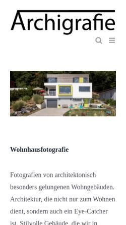 Vorschau der mobilen Webseite Archigrafie.de, Archigrafie
