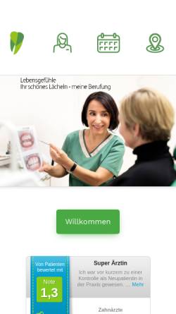 Vorschau der mobilen Webseite www.zahnarztpraxis-lale.de, Zahnarztpraxis Dr. Lale
