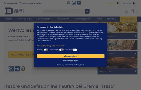 Vorschau von www.bremertresor.de, Bremer Tresor