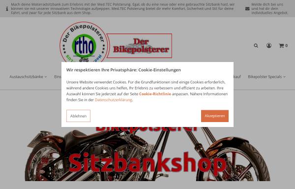 Vorschau von www.bikepolster-shop.de, Der Bikepolsterer
