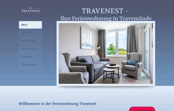 Vorschau von www.travenest.de, Ferienwohnung Travenest