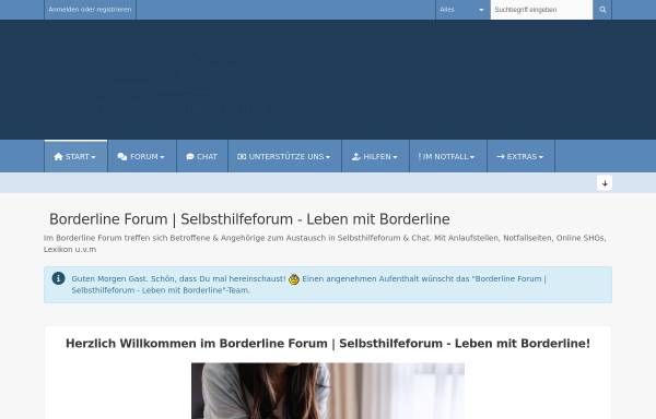 Vorschau von borderline-forum.eu, Borderline Forum - Leben mit Borderline