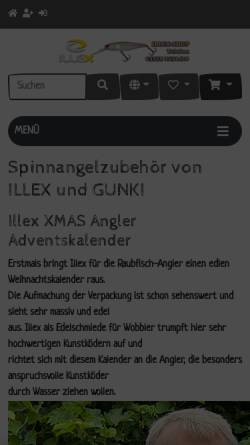 Vorschau der mobilen Webseite illex-wobbler.com, ILLEX Wobbler SHOP