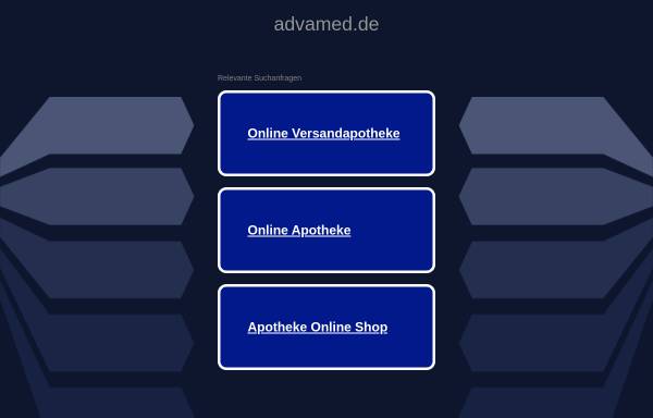 Vorschau von www.advamed.de, ADVAmed-Apotheke