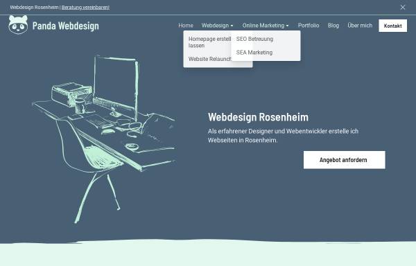 Vorschau von www.panda-webdesign.de, Panda Webdesign