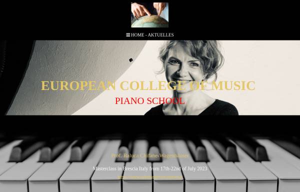 Vorschau von www.e-c-m.ch, European College of Music