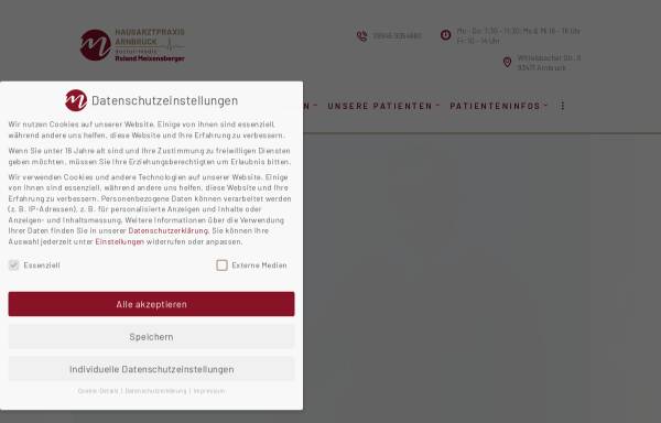 Vorschau von www.hausarztpraxis-arnbruck.de, Hausarztpraxis Arnbruck - Roland Meixensberger