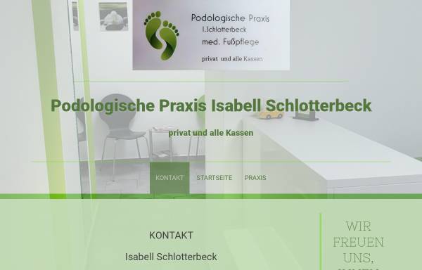 Vorschau von www.podologie-schlotterbeck.de, Podologische Praxis Wachtberg