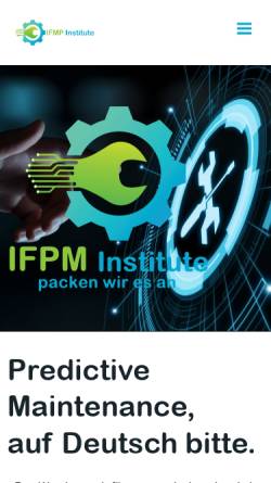 Vorschau der mobilen Webseite ifpm.institute, IFPM Institute