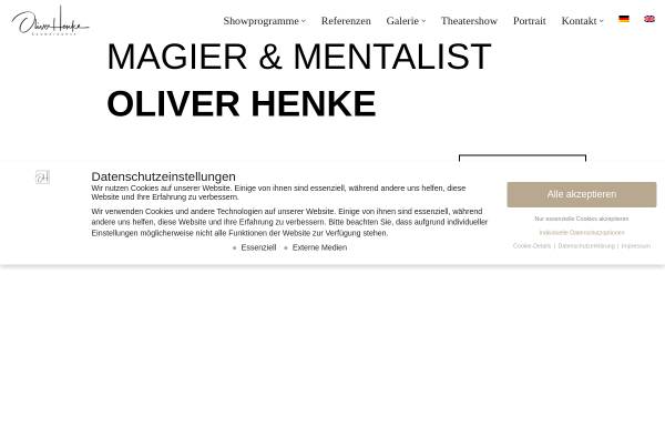 Oliver Henke - Zauberkunst