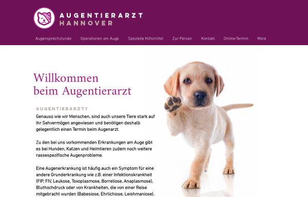 Vorschau von www.augentierarzt-hannover.de, Augentierarzt - Ariane von Lücken