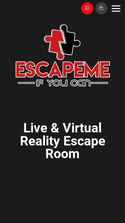 Vorschau der mobilen Webseite www.escapeme.at, EscapeMe