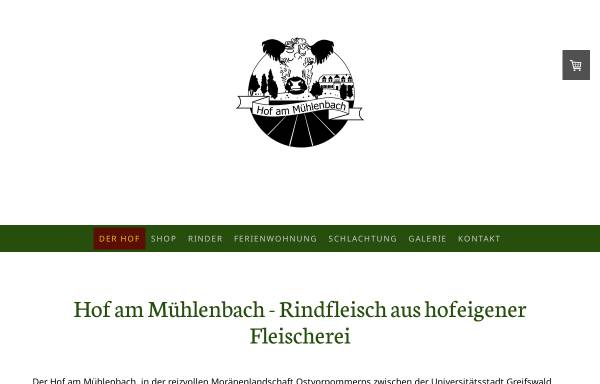 Vorschau von www.hofammuehlenbach.de, Hof am Mühlenbach