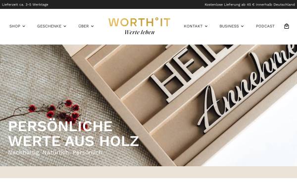 Vorschau von worth-it.shop, WORTH°IT